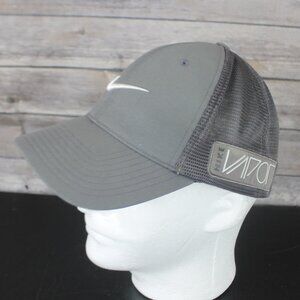 Nike Vapor Rzn Gray Baseball Hat Cap Meshback Fitted Size Medium/Large Golf Hat